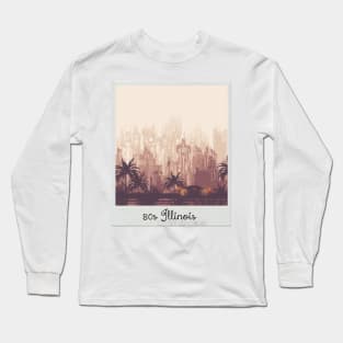 80s Illinois Long Sleeve T-Shirt